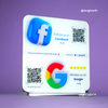 Rev Plaque Facebook and Google Reviews